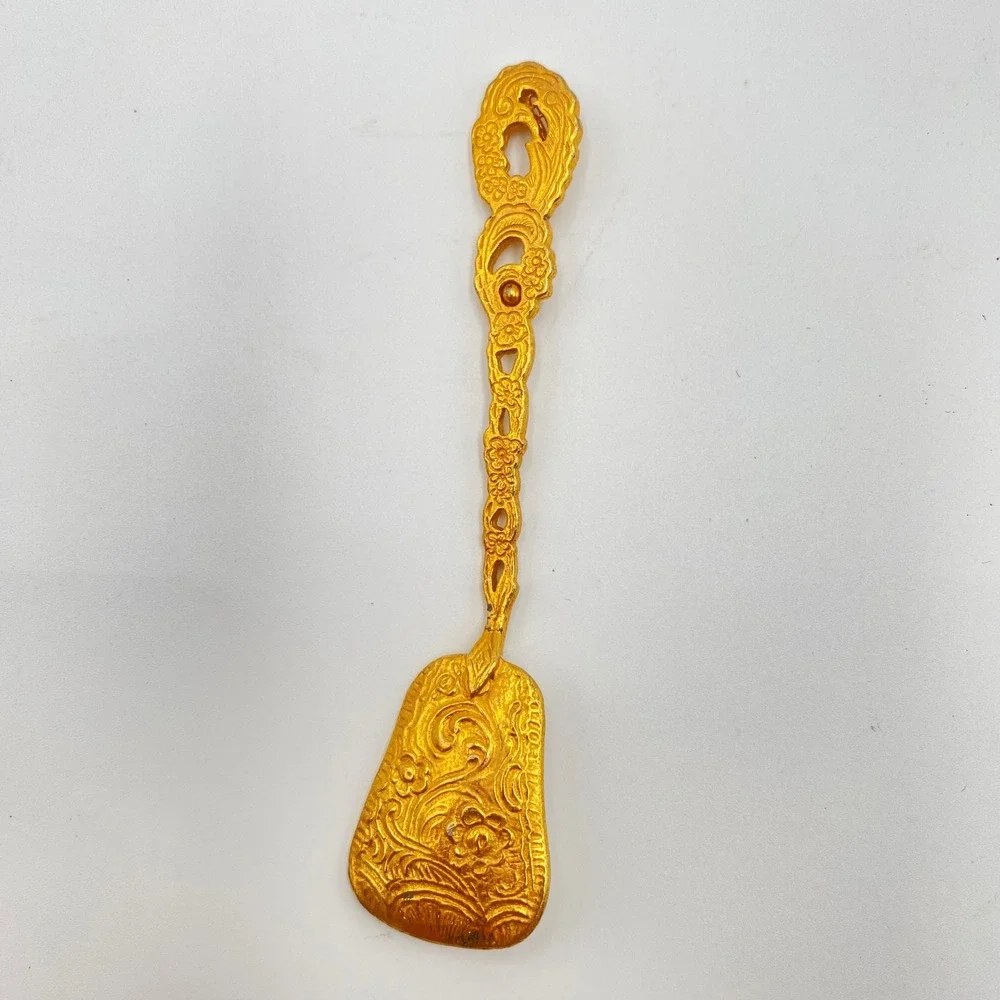 Balmoral Castle Souvenir Spoon Gold‎ Tone Collectible Decorative